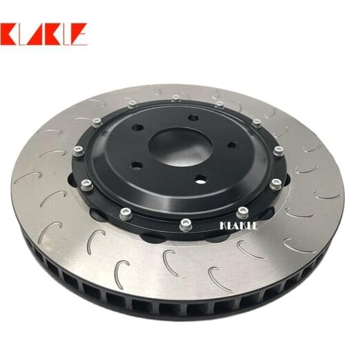 KLAKLE Racing Car Used Brake System 370*36MM Durable Brake Disc Rotor Hat For Golf mk3/mk6 Front Wheel R20