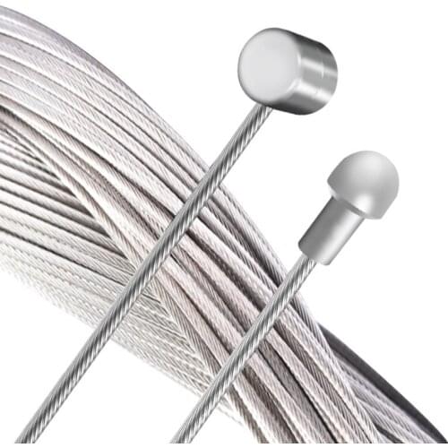 2pcs Mountain/Road Bicycle Shift Line Double Head MTB Bike Brake Inner Cable Handle Wire Cycling Fixed Gear Shifter Speed Line