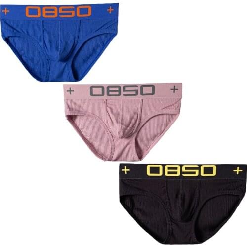 3pcs/lot Men Underwear Cotton Mens Briefs Set Wholesale 6 Colors Sexy Mens Panties Comfortable Underpants Male Free Shipping