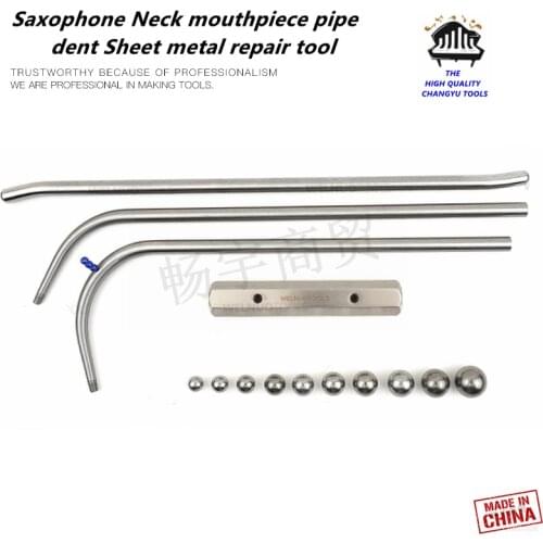 Wind instrument Saxophone Neck mouthpiece brass wind Trombone horn trumpet Tuba Tuned pipe dent Sheet metal repair tools