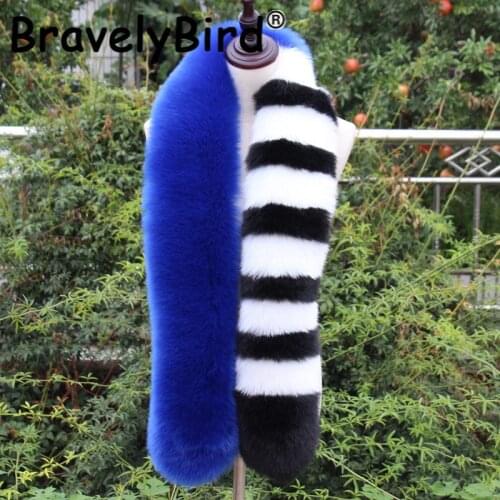 Winter Faux Fox Fur Scarf Women Patchwork Luxury Thick Fur Collar Wraps Long Fashion Shawls Muffler Pashmina Female Neck Warmer