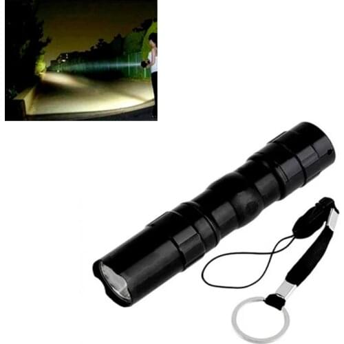1PCS Portable Waterproof LED Flashlight Aluminum Alloy Small Flashlight High Power Fishing Light Night FishingOutdoor Flashlight