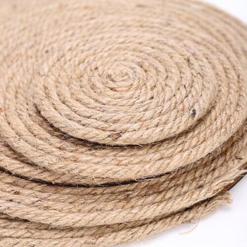10-30cm Rustic Hemp Rope Large Boho Woven Wall Basket Decor Handmade Wall Art