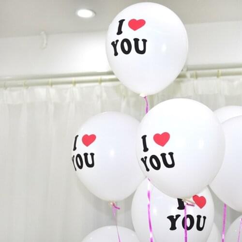 10pcs / lots latex balloons birthday party decoration boy '1- Girls' 1 latex balloons wholesale digital toys