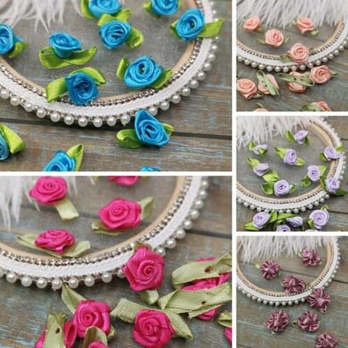 20 Pieces Hot Sale Flower Lace Patch Applique Wholesale DIY Handmade Accessories 2cm Good Quality Mini Flower