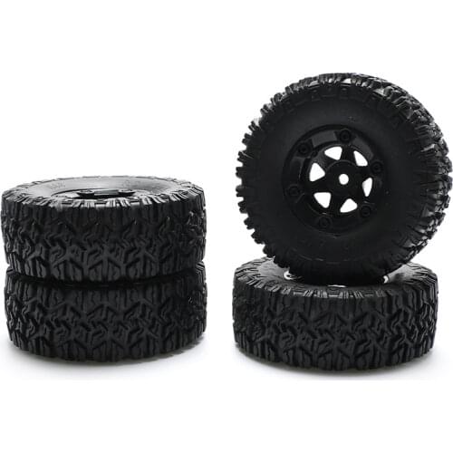 4 pcs Front/Rear Tire Wheel Tyre 85mm For WLtoys 144001 1/14 RC Drift Racing Car