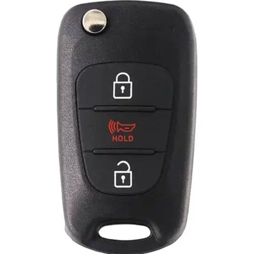 DAKATU 3 Buttons Flip Folding key Case For KIA Rondo Rio Soul Sportage Sorento K5 K2 For Hyundai I20 I30 I35 Car Remote Key shel