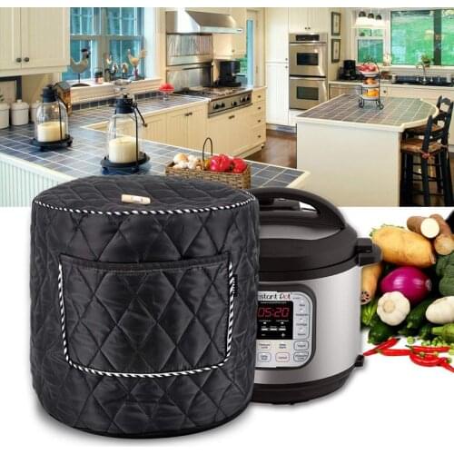 6/8QT Dust Cover Instant Pot Electric Pressure Cooker Large-capacity Accessories Waterproof Red Black Practical Dirt-resistant