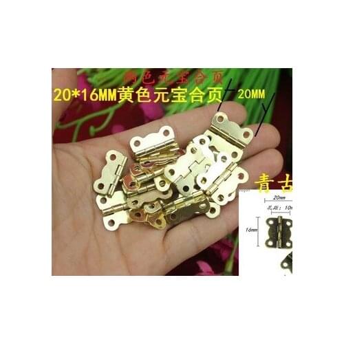 Antique Cabinet Hinges Furniture Accessories Jewelry Boxes Small Hinge Furniture Fittings small hinges 20*16MM hinge