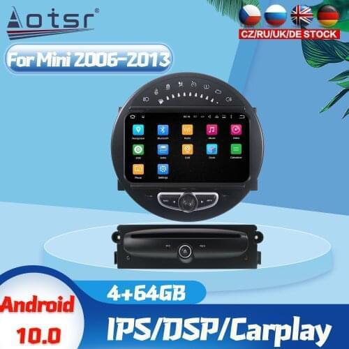 For MINI Cooper R56 R55 R57 Android Car Radio Multimedia Player GPS Navigation Headunit Auto Stereo Tape Recorder IPS Screen