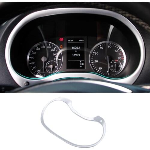 Car Center Console Dashboard Screen Frame Decoration Sticker Trim For Mercedes Benz Vito W447 2014-2019 Interior Accessories