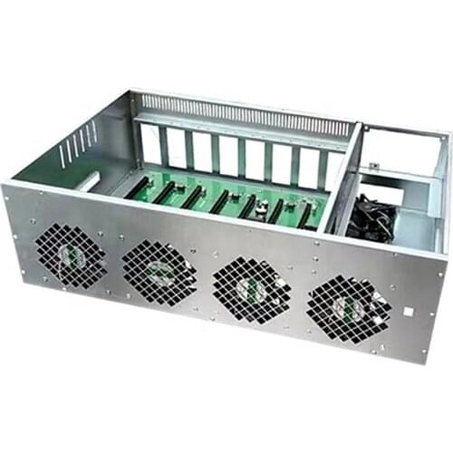 B85 Mining Rig Ethereum 55MM Spacing GPU Miner Mining Rig Server Mining Rig ETH Box Sever Bitcoin Ethereum Computer Server Case
