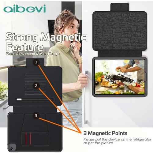 Aibevi Business Case For iPad Pro 11 2020 Case With Pencil Holder For iPad 7 8 10.2 For iPad Air 4 Cover Mini 4 5 Magnetic Stand