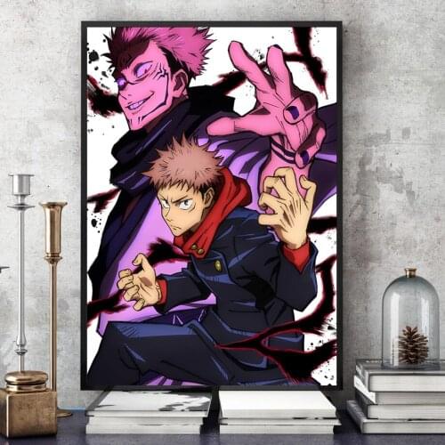 Home Decorative Canvas HD Prints Jujutsu Kaisen Sukuna Anime Paintings Cool Modular Pictures Wall Art Poster Artwork No Framed