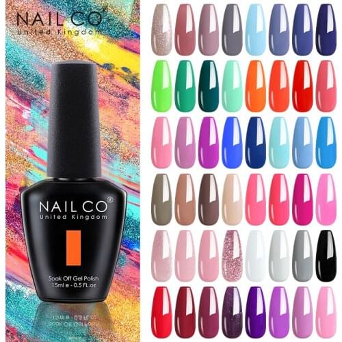 NAILCO 15ML 103 Classic Color Varnish Soak Off UV LED Gels Nail Polish Hybrid Lacquer High Quality For Manicure New Arrivals