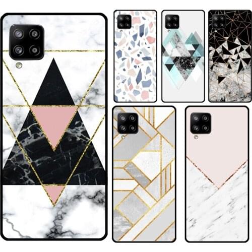 Geometric Marble Case For Samsung A12 A32 A42 A52 A72 A71 A51 A41 A31 A11 A70 A50 A40 A30S A02S A20e A21S