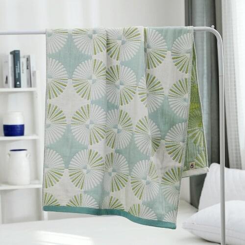 Cotton Blades Gauze Bathroom Shower Towel Four Layers Household Water-Absorbing Adults Beach Wrap Extra-large