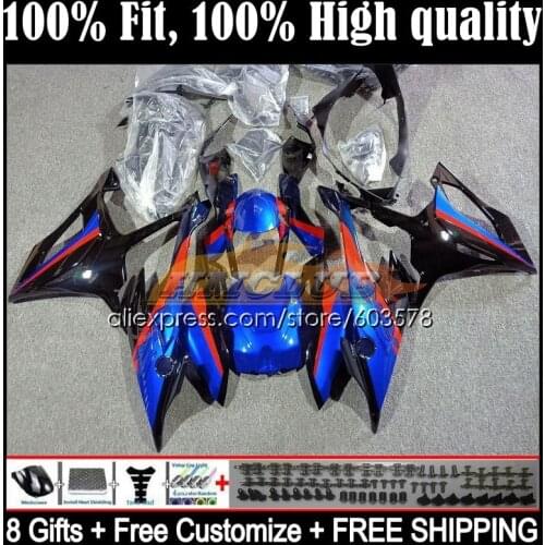 Injection Kit For BMW S-1000 S1000-RR S1000 RR 46CL.102 S1000RR 19 20 21 S 1000 RR 1000RR 2019 2020 2021 OEM Fairing Stock Blue