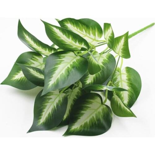 Artificial Flowers Green Grass Plastic Plant Wall Garden Home Decoration Plant Simulation Flowers Fake Plant Green Grass