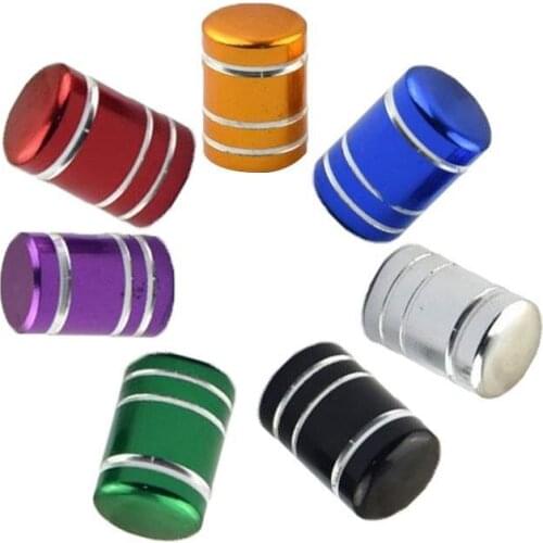 4Pcs Aluminum Car Motorcycle Bicycle MTB Tyre Tire Valve Cap Stem Cover for Exterior Accessories External Modified