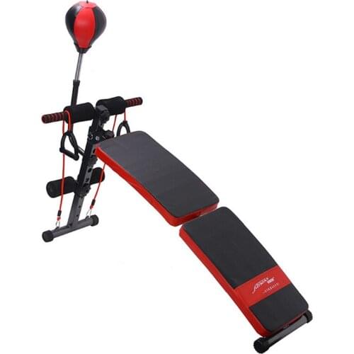 Fitnessy multi-function folding arc-shaped supine board with a gym equipment sit up bench