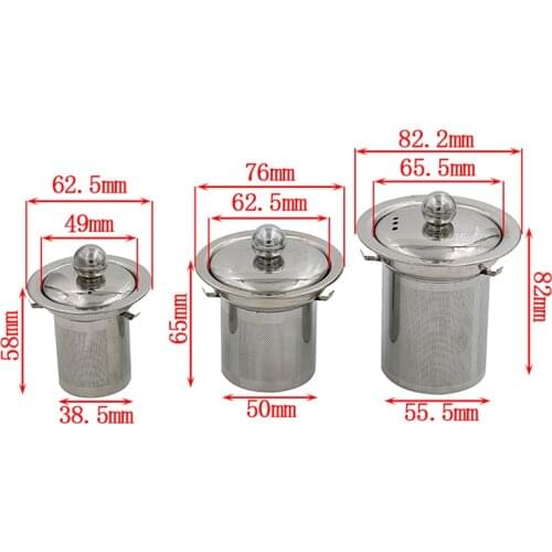 Reusable Stainless Steel Tea Strainer Mesh Infuser Basket Loose Tea Leaf Infusers Herb Filter for Mug Teapot Teaware