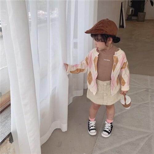 2019 New Childrens Christmas Clothes Baby Girl Cute Cardigan Sweater Toddler Long Sleeve Knitting Coats Boys Cardigan Jackets