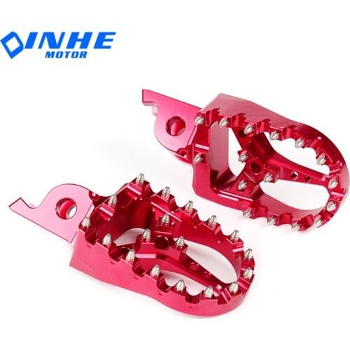 Motorcycle CNC FootRest Footpegs Foot Pegs Pedals For Honda CRF450R CRF450 CRF250R CRF250x CR125 CR250