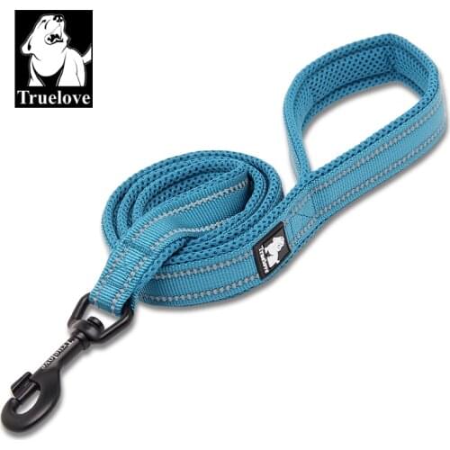 True Love Soft Mesh Dog Leash Comfortable Padded Perfect Quality Aluminum Pink Blue Red Black 110m