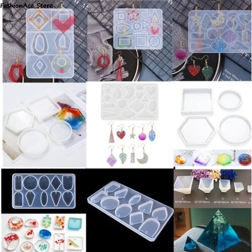DIY Transparent Pyramid Silicone Mould Resin Decorative Craft Jewelry Making Mold Resin Mold High Quality