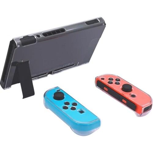 Transparent 13*18 Gamepads Clear Back Bag Protective Cover Case For Switch NS NX Cases Cover For Nintend Switch Ultra Thin PC