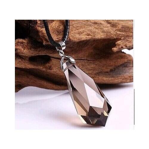Drop shipping Beautiful Natural Smoky quartzz Quartz pendants,Pendulum, Crystal Healing