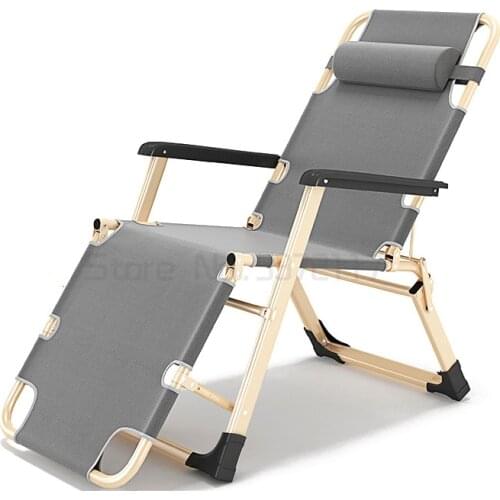 Folding bed single person dual-purpose office home recliner lazy simple marching escort portable bed