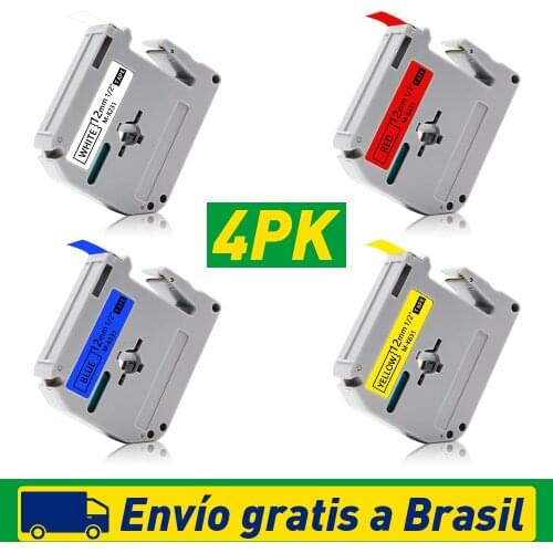 UniPlus 3pcs tze 231 TZ231 TZe-231 TZe231 Label Maker 12mm Fit for Brother PTouch Printer Black on White Labeling Tapes Sticker