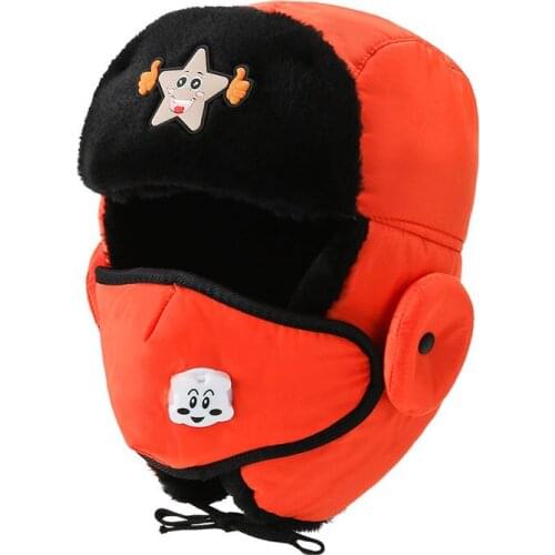 Winter Hats For Kid Kids Child Warm Cap Air Flap Outdoor Cycling Russian Fur Ushanka Soviet Czapka Zimowa Gorro Nina UNIbeauty