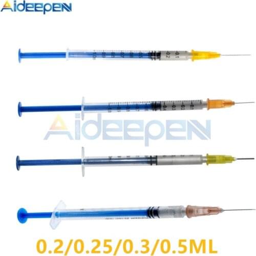 0.2ML 0.25ML 0.3ML 0.5ML Silver Conductive Adhesive Glue Wire Electrically Conduction Paste Electrical Repair For PCB Board DIY