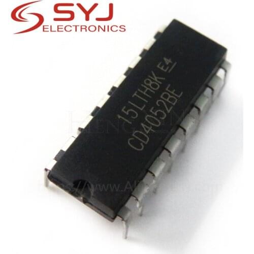 10pcs/lot CD4052BE CD4052 4052BE DIP-16 In Stock