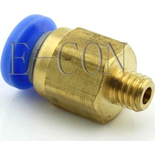 5Pcs Air Pneumatic Quick Release Connector M6*1.0 Threaded metric 6mm Tube