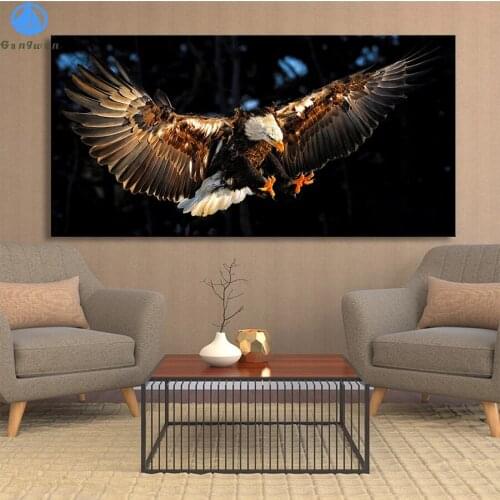5D DIY Diamond Embroidery Modern animal art, flying eagle Picture Of Diamond Painting Cross Stitch Mosaic New Arrival Wall Art