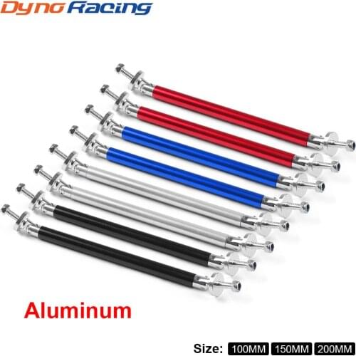 Aluminum Bumper Lip Adjust Front Strut Splitter Rod Tie Support Bars 100MM 150MM 200MM