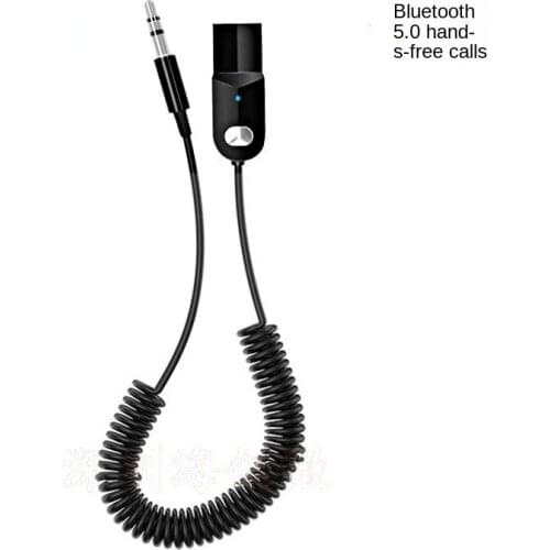 Bluetooth Adapter Dongle Cable For Car 3.5mm Jack Aux Bluetooth 5.0 Receiver Speaker Audio Music Transmitter