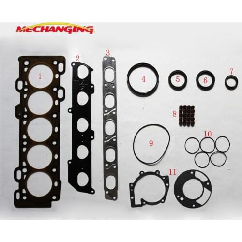 For VOLVO S40 II (MS) 2.4 AWD OR C70 II Convertible 2.4 i OR C30 2.4 i B5244S4 B5244S5 Full Set Overhaul Package Engine Gasket