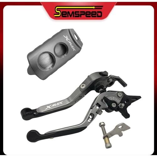 For Yamaha XMAX 400 XMAX 300 XMAX 250 XMAX 125 2020 SEMSPEED Motorcycle Handles Brake Clutch Lever Keychain Shell Case Cover Kit