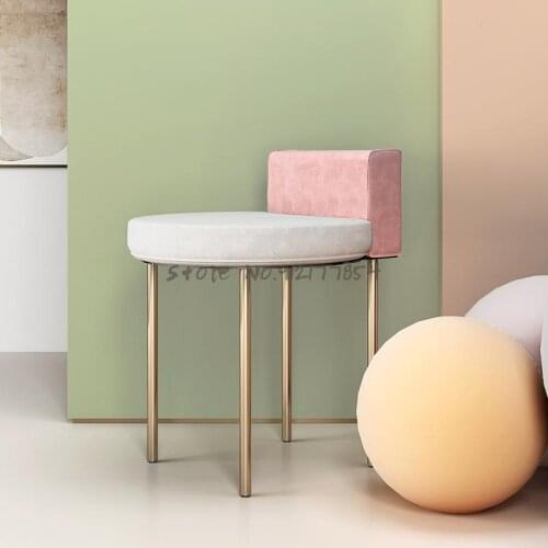 Household makeup stool modern minimalist net red chair ins Nordic nail chair makeup chair bedroom dressing stool