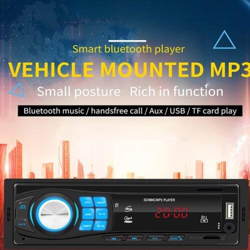 Hot Sale 1 DIN Car Stereo MP3 Player Single Car Stereo MP3 Player In Dash Head Unit Bluetooth USB AUX FM Radio Receiver