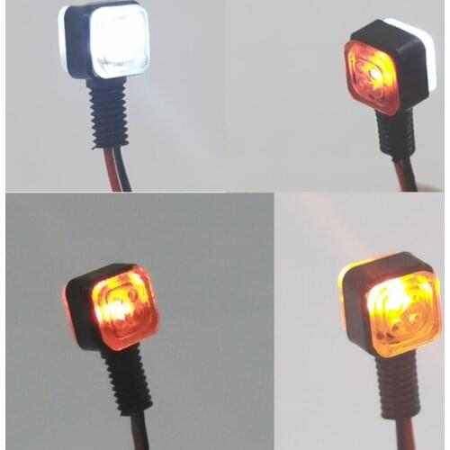 2pcs Remote Control Car Outline Light Lamp for Tamiya 1/14 Scania R620 56323 R470 RC Truck Modification Kits