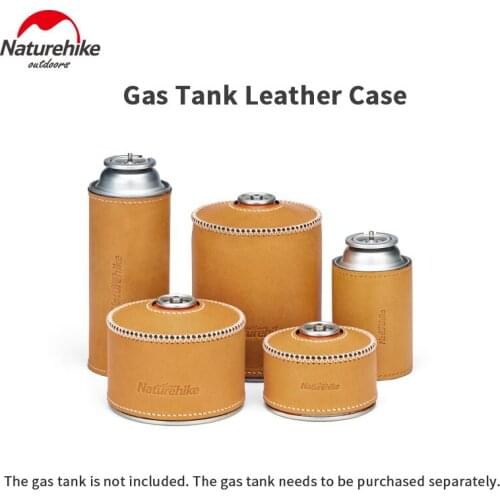 Naturehike Camping Gas Tank Leather Case 5 Types Gas Tank Protect Case Durable Ultralight Outdoor BBQ Air Tank Picnic Tools