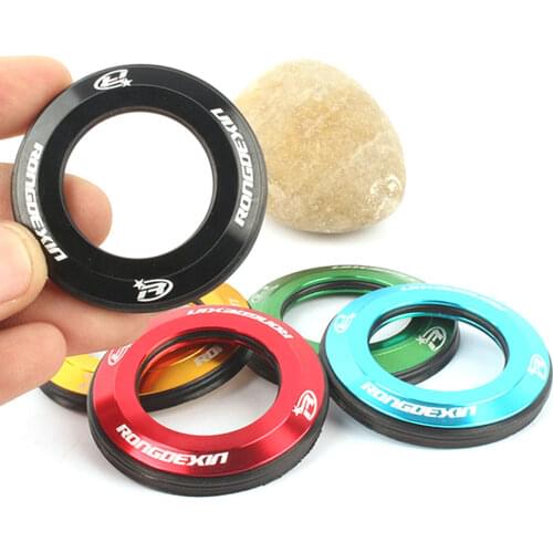 4.9mm Bicycle Headset Cap MTB Mountain Bike Top Cover CNC Metal For 28.6mm Pipe Bicycle Bowl Set Cover Mountain Bike Bowl Cover