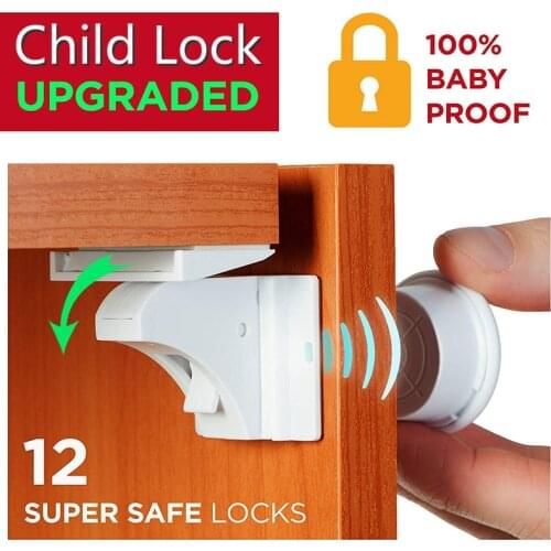 Drawer Lock Magnet Child Kids Safety Lock Baby Protections Cabinet Lock Door Children Locker Security Blockers From Children