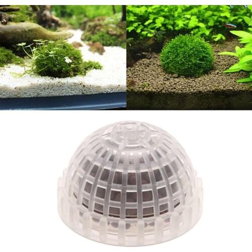 1PC Plastic Aquarium Decoration Live Plants Fish Tank Media Moss Ball White For Aquarium Aquatic Pets Mineral Balls Ornaments